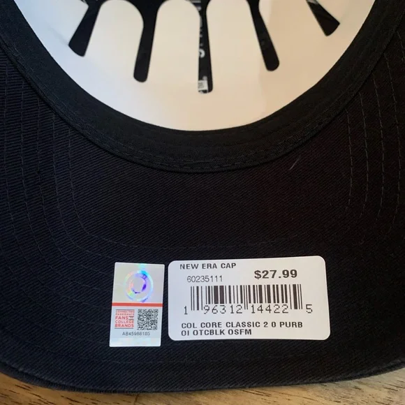 Purdue New Era Black Adjustable Cap - Picture 5 of 7